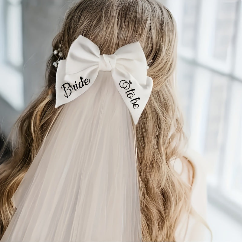 Bride to Be Schleife mit Schleier