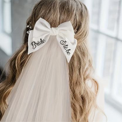 Bride to Be Schleife mit Schleier