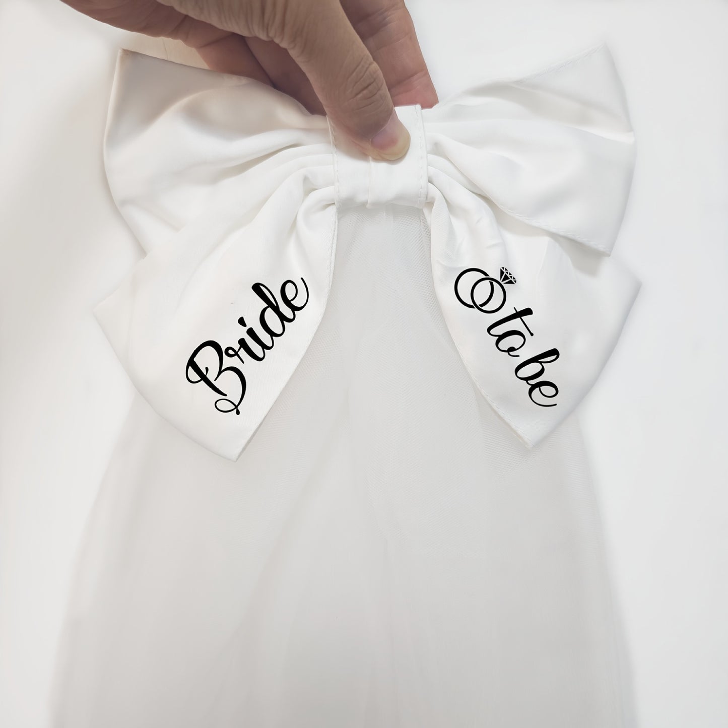 Bride to Be Schleife mit Schleier