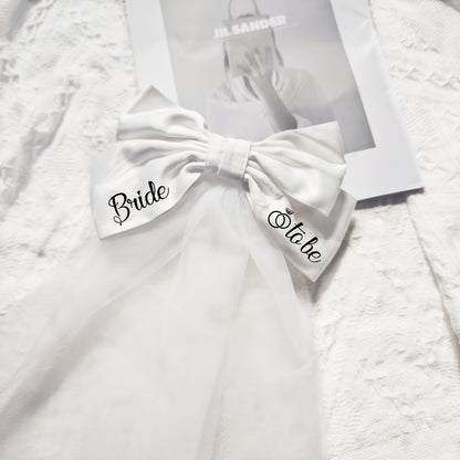 Bride to Be Schleife mit Schleier