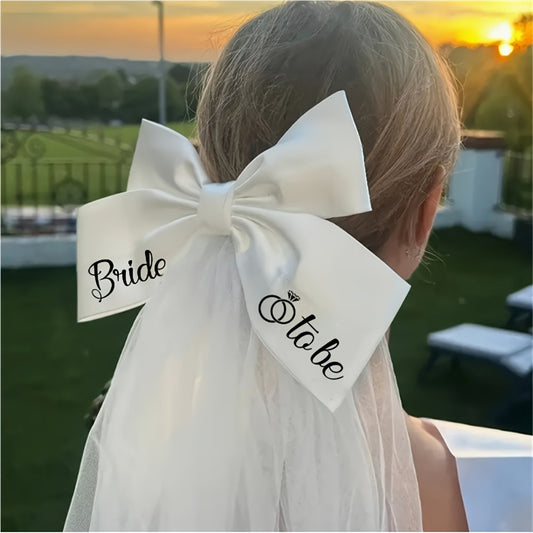 Bride to Be Schleife mit Schleier
