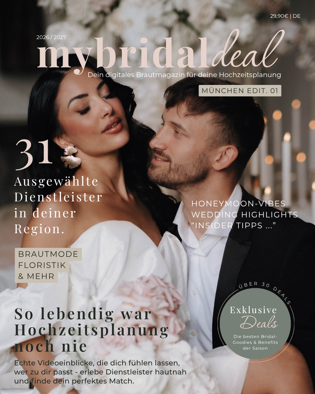 Brautmagazin München Edition 26/27 für die Hochzeitsplanung